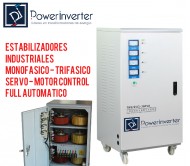 ESTABILIZADOR MONOFÁSICO 220VAC 30.000VA SERVO-MOTOR-CONTROL